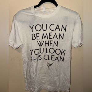 White Graphic Tee signed by Jidenna